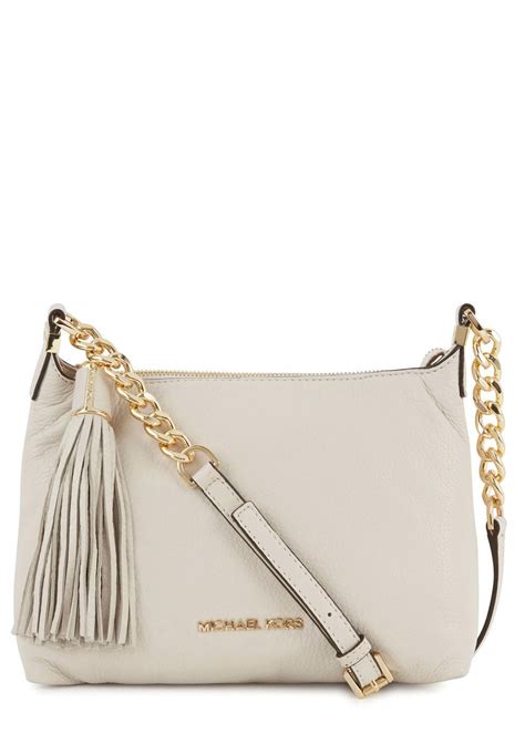 michael kors beige crossbody bag